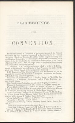 Proceedings of the first State Convention of the Colored Citizens of the State of California - 3